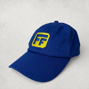 Blue FF Logo Baseball Cap Adjustable Strapback Dad Hat Streetwear Adult Vintage